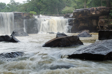 waterfall have cataract in rain season