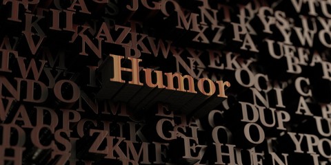 Humor - Wooden 3D rendered letters/message.  Can be used for an online banner ad or a print postcard.