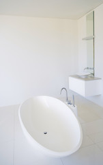 Naklejka na ściany i meble Beautiful Bathroom Interior in New Luxury Home