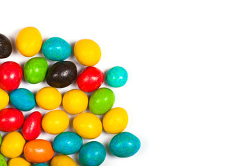 Fototapeta na wymiar Colorful candy in glaze