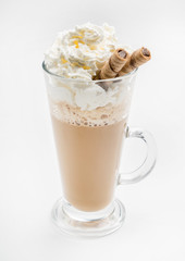 coffee with whipped cream