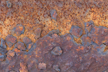 Stripe rust, caused by floor mat gradient.