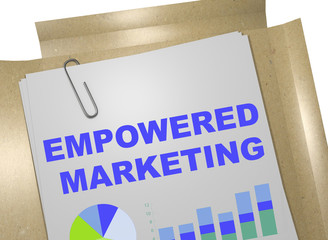 Empowered Marketing concept