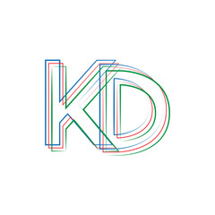  INITIAL ABSTRACT LOGO WITH COLOR