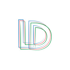  INITIAL ABSTRACT LOGO WITH COLOR