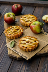 Homemade apple pie