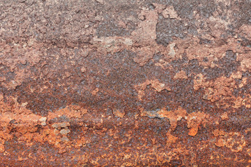 Rusty metal texture or rusty metal background. Grunge retro vintage of rusty metal plate for design with copy space for text or image.