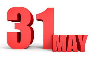 May 31. Text on white background.