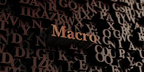 Macro - Wooden 3D rendered letters/message.  Can be used for an online banner ad or a print postcard.