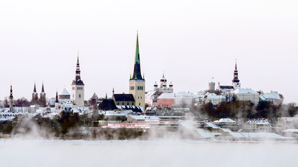 Fototapeta premium view of Tallinn view of the Baltic Sea