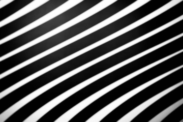 Black and white stripes wall