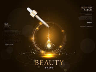 Fototapeta premium premium serum container