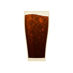 Soft drinks. Fast food Restauran menu. Vector illustration.