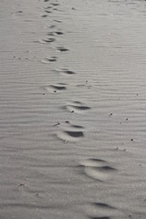 Single foot prints