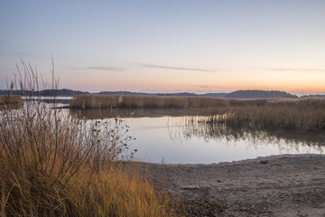 Sunset in Finnish coast