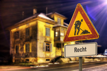 Schild 152 - Recht