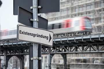 Schild 176 - Existenzgründung