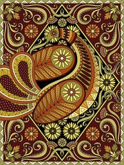 Splendid adult coloring page