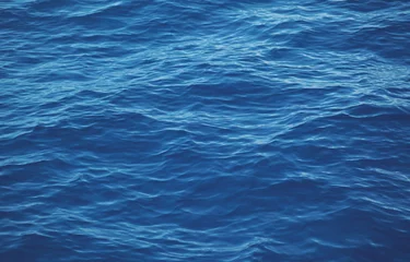 Tableaux ronds sur plexiglas Eau sea with waves