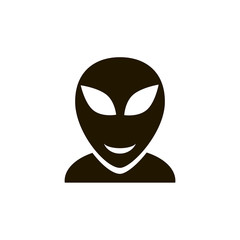 Alien icon vector