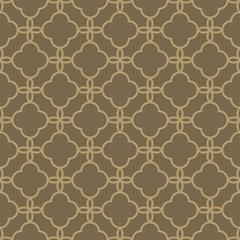 Seamless pattern moroccan vintage style, thin line tile with elegant theme background vector