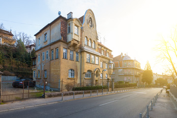 architecture of Zagreb. Croatia.