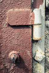 Old door hinge