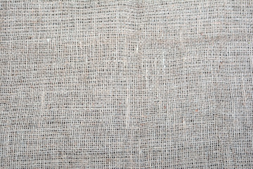 The texture of coarse cloth. Sackcloth. Eco fabric. Natural. Background.
