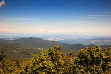 Naklejka premium Landscape from Kočevski Rog, Slovenia