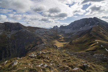 Die herbstlichen Alpen