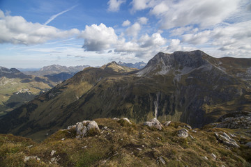 Fototapeta premium Die herbstlichen Alpen