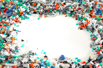 Different regrind polymers