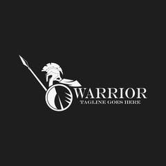 Warrior logo template