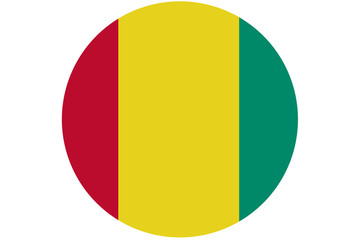 Guinea flag ,Guinea national flag illustration symbol.