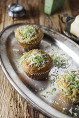 Spinach And Cheese Muffins