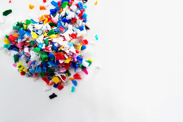 Different regrind polymers