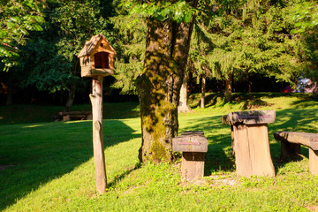 Fototapeta premium View of Birdhouse