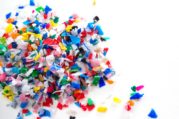Different regrind polymers