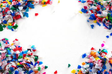 Different regrind polymers