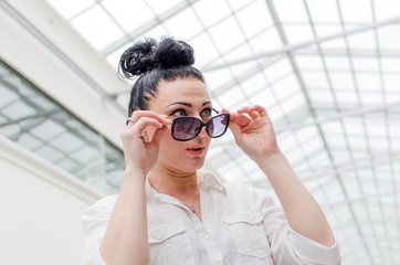 Young woman in the shopping mall