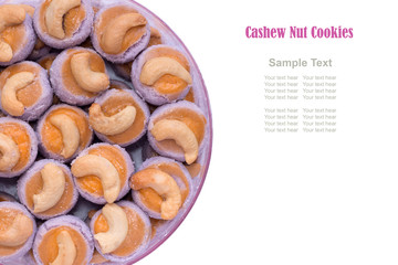 Cashew nut cookies