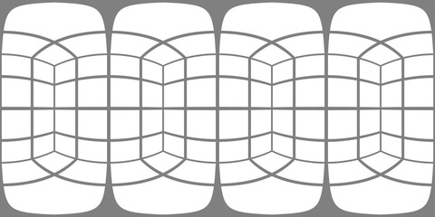 Spherical panorama of inside cube faces in equirectangular projection. Resample it to identical pixels of your panorama, place it over own layer and set the blending mode to "multiply"