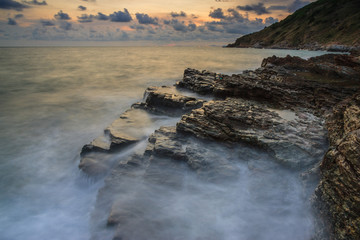the beach