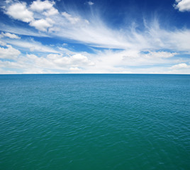 Obraz premium Blue sea water