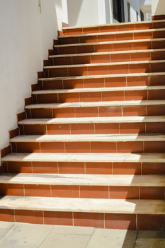 Abstract stairs background