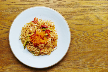 Seafood spaghetti