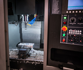 Metalworking CNC milling machine.