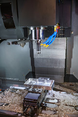 Metalworking CNC milling machine.