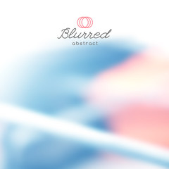 vector abstract background with blurred lines and shapes - 125471858