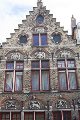 building in the old town of Bruges, Belgium